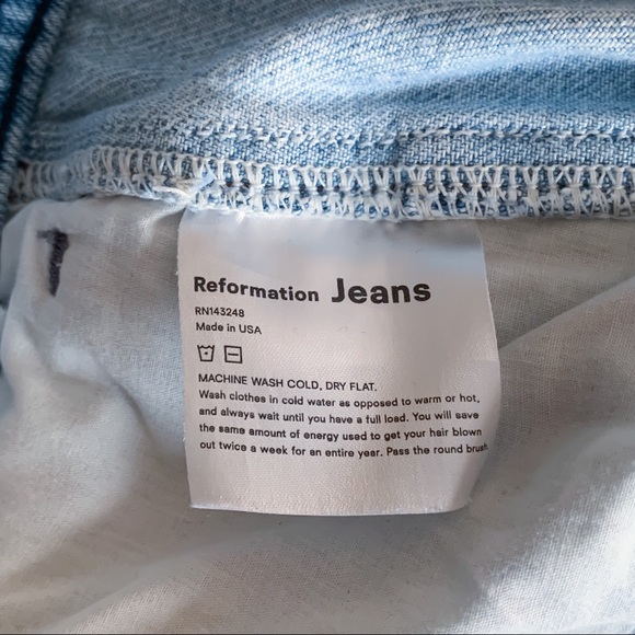 Reformation Olive wide leg jeans - Picture 10 of 10